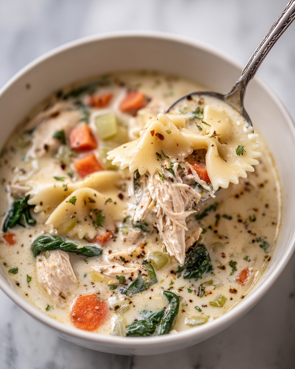 Creamy Lemon Chicken Orzo Soup Recipe - Recipe Image