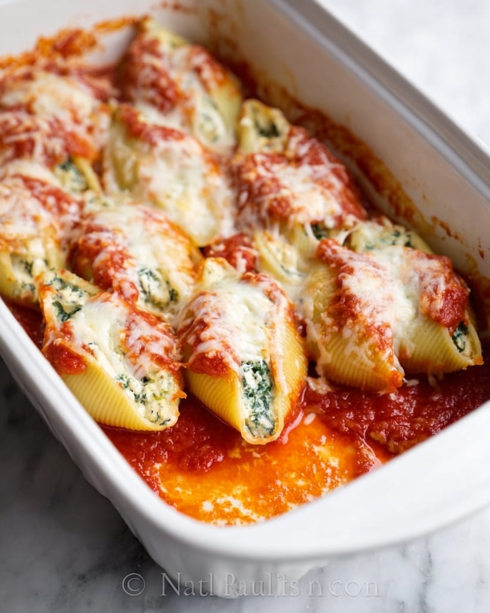 Lasagna Stuffed Shells Recipe - Recipe Image