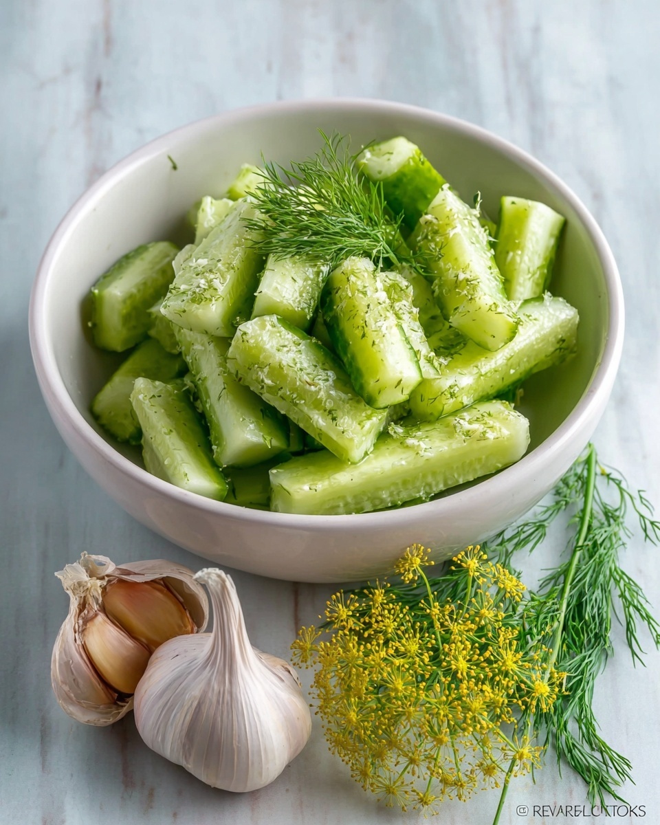Fresh Cucumber Salad Recipe - Recipe Image