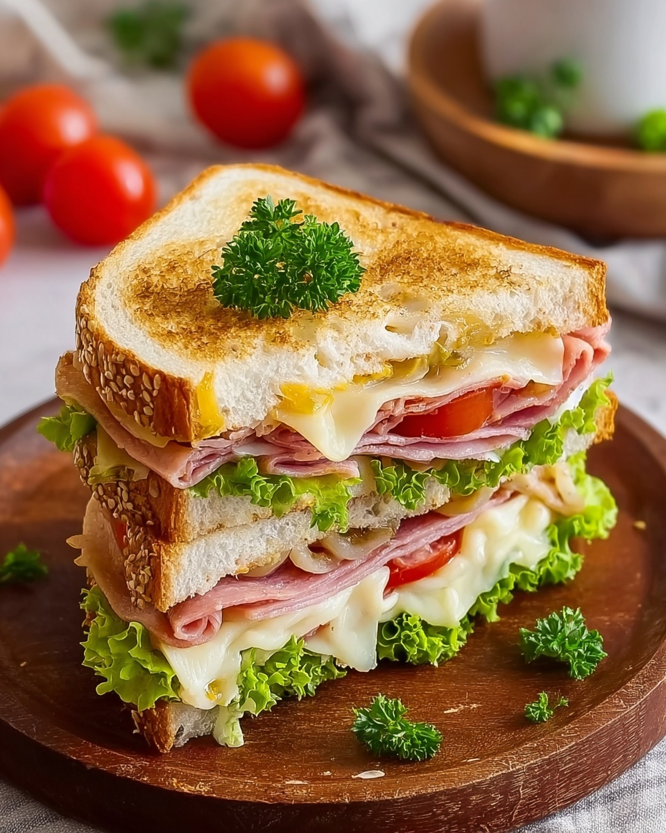 Irresistibly Golden Toasted Italian Sandwich Recipe - Recipe Image