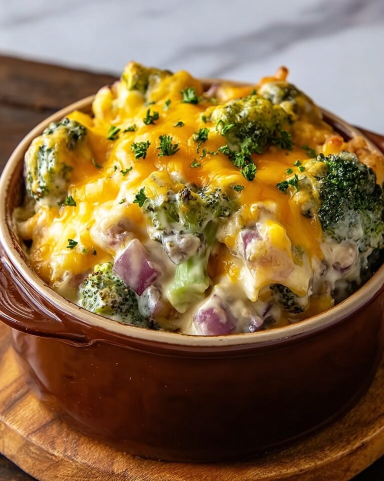 French Onion Broccoli Cheese Casserole Recipe