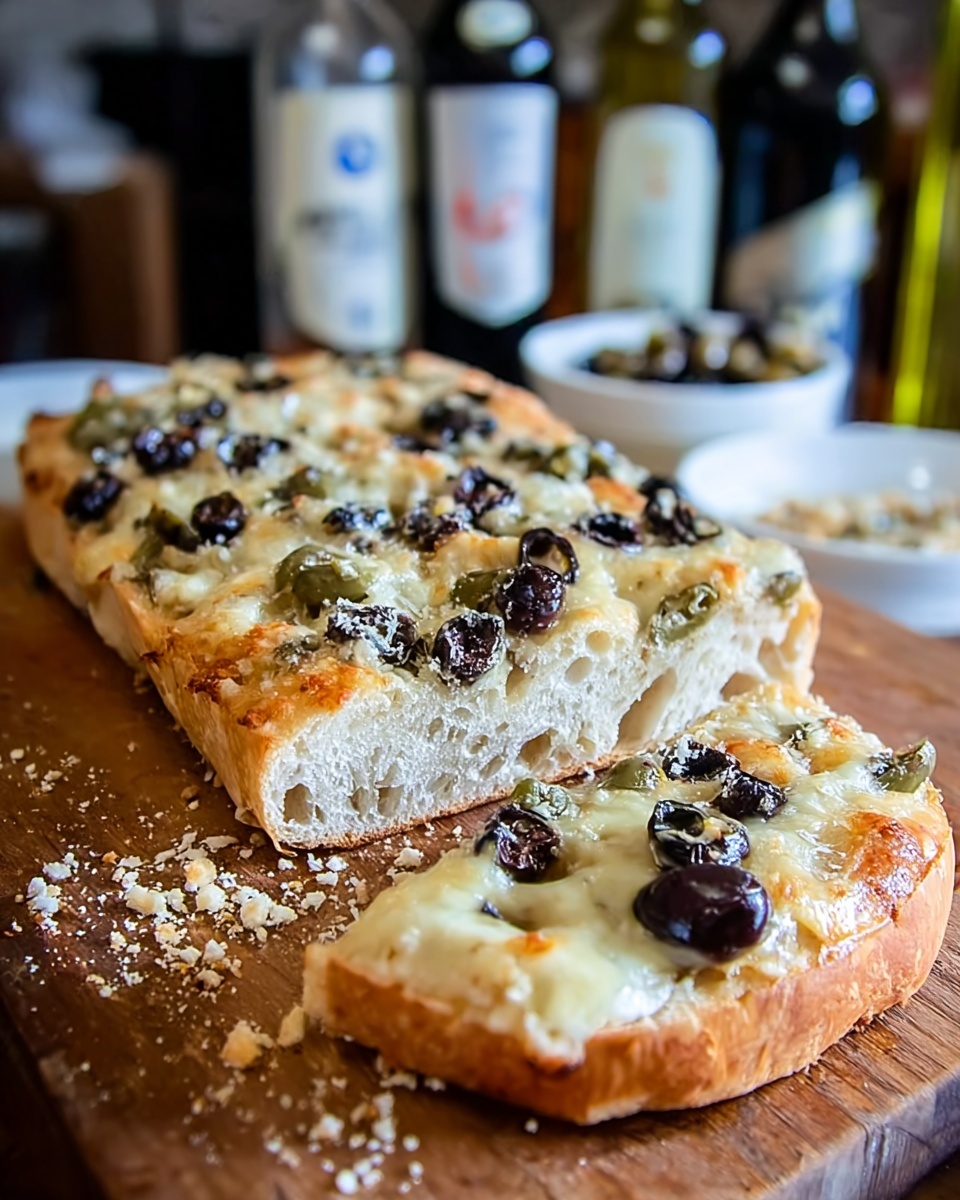 Olive Cheese Bread Recipe - Recipe Image