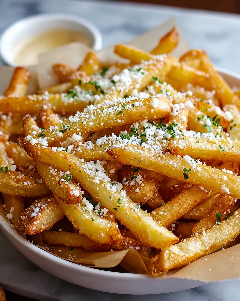 Air Fryer Garlic Parmesan Fries Recipe - Recipe Image