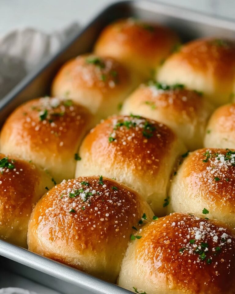 Garlic Parmesan Dinner Rolls Recipe
