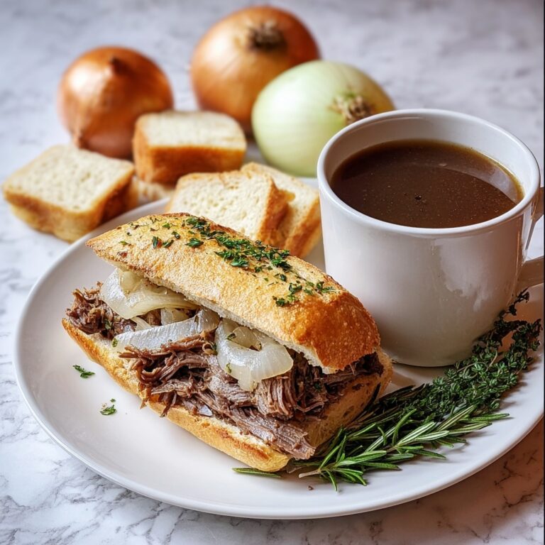 Savory Roasted French Dip Sandwich Recipe