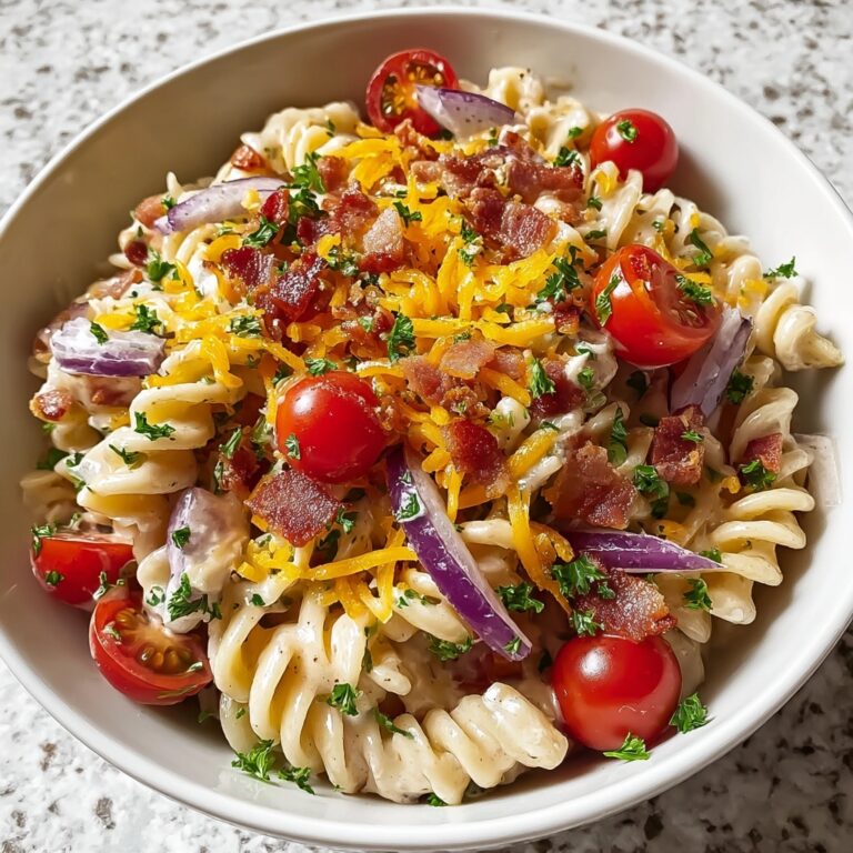 Bacon Ranch Pasta Salad Recipe