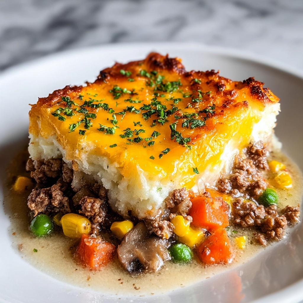 Savory Baked Hobo Casserole with Seasoned Beef Recipe - Recipe Image