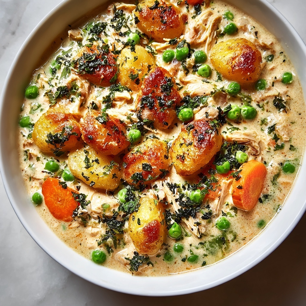 Gnocchi Chicken Pot Pie Recipe - Recipe Image