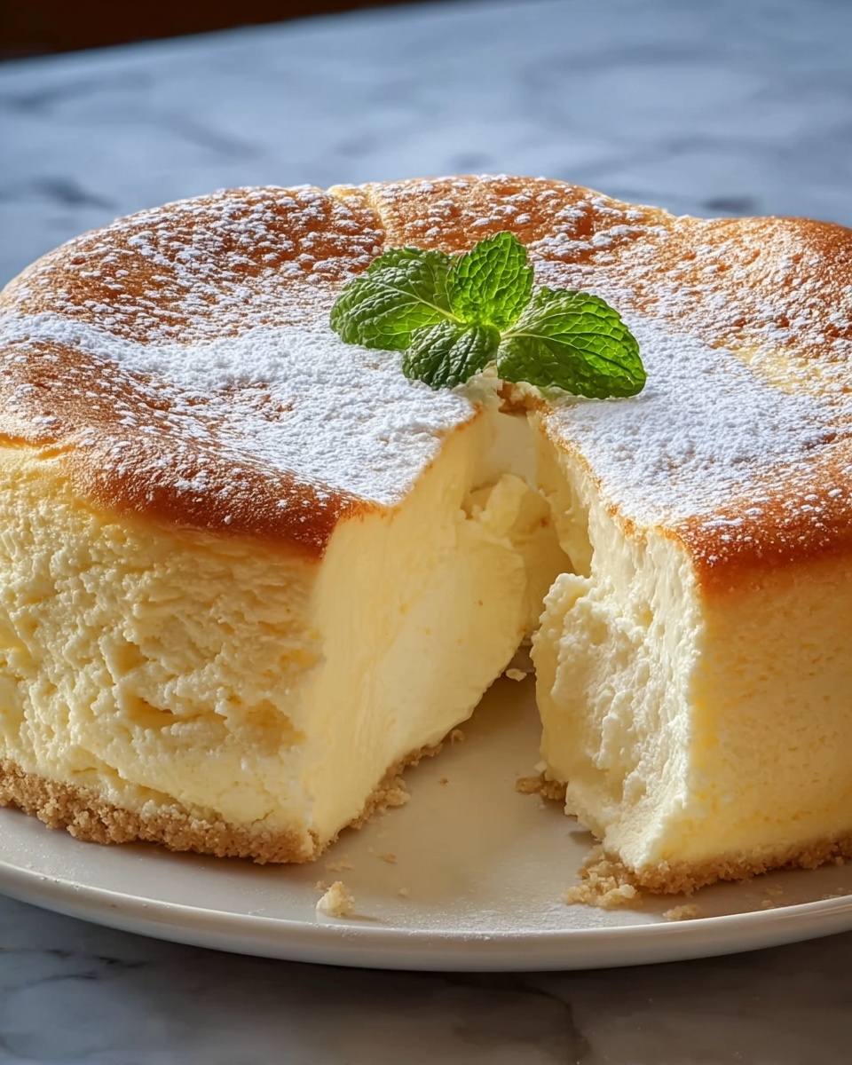 Light & Fluffy Yogurt Cloud Cake Recipe - Recipe Image