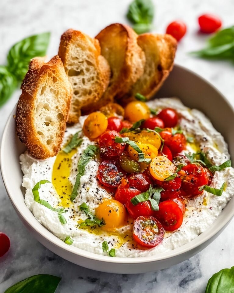 Whipped Feta Bruschetta Dip Recipe