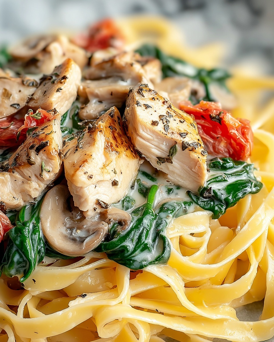 Creamy Tuscan Chicken Pasta Recipe - Recipe Image