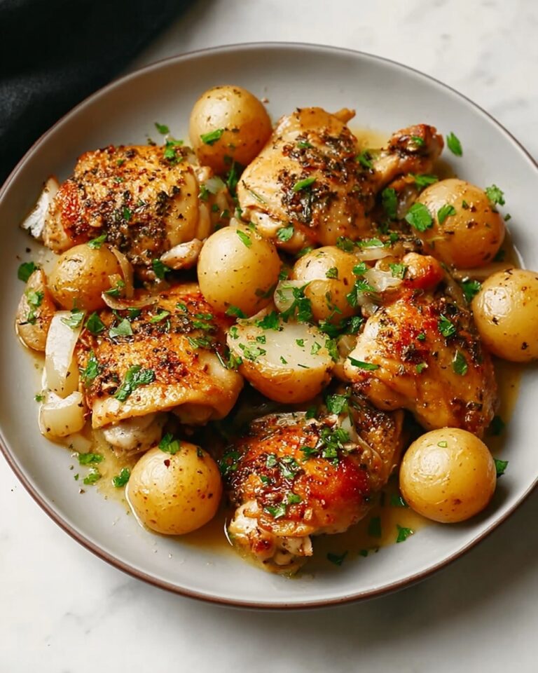 Slow Cooker Parmesan Garlic Chicken and Potatoes Recipe