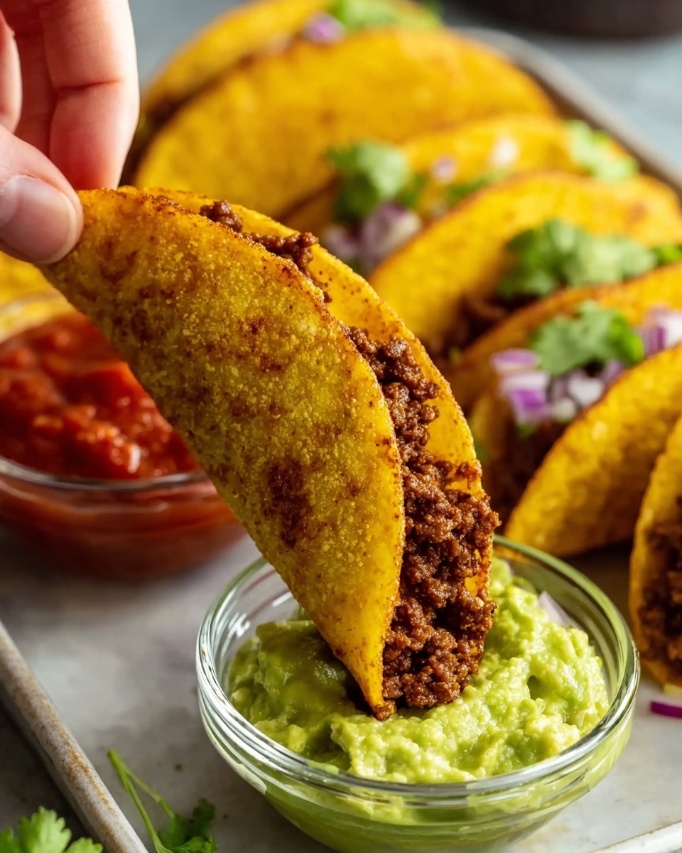 Crispy Ground Beef Tacos Recipe - Recipe Image