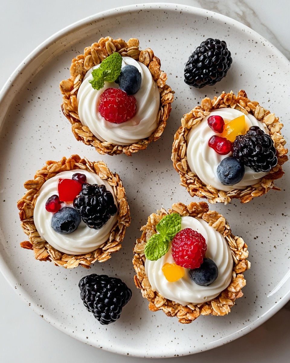 Breakfast Granola Cups Recipe - Recipe Image