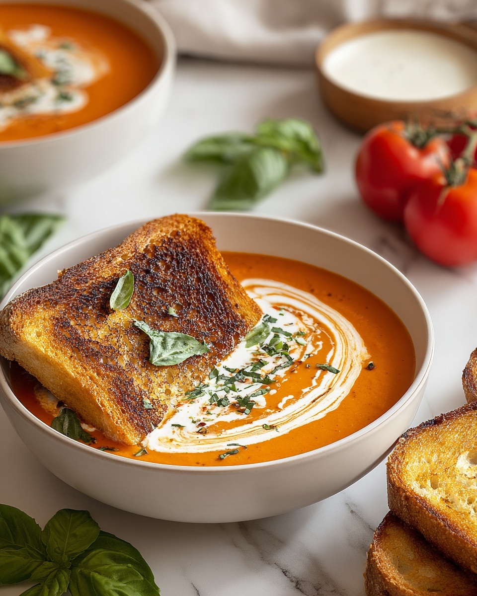 Grilled Cheese and Tomato Soup Recipe - Recipe Image