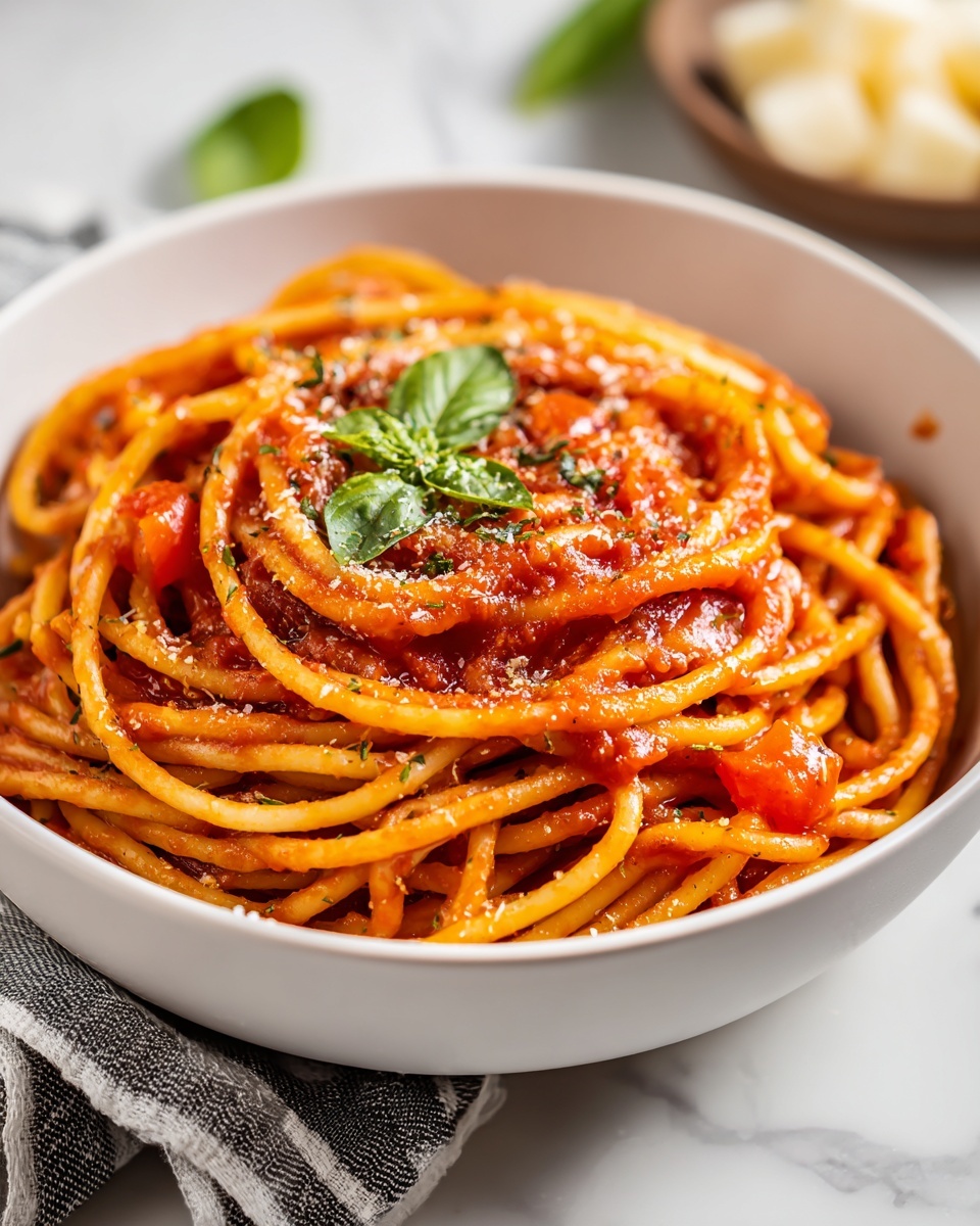 Pomodoro Sauce with San Marzano Tomatoes Recipe - Recipe Image