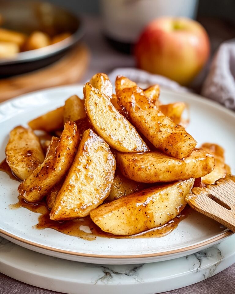 Fried Apples with Cinnamon and Lemon Recipe