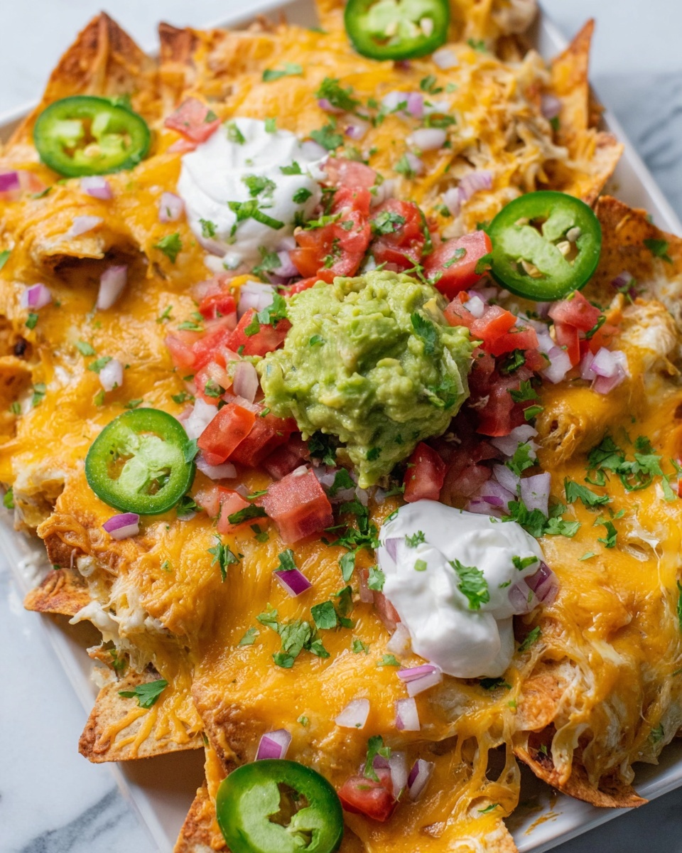 Slow Cooker Chicken Nachos Recipe - Recipe Image