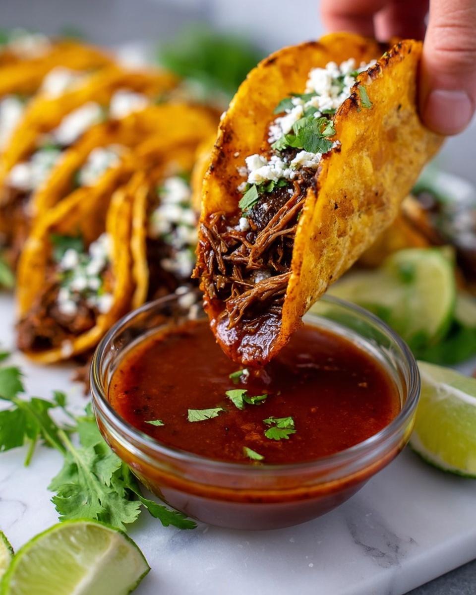 Slow Cooker Birria Tacos Recipe - Recipe Image