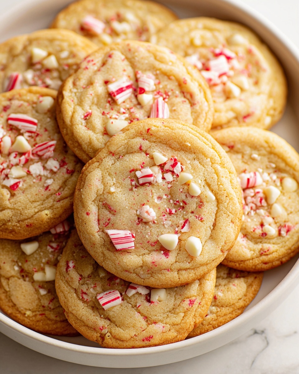 Peppermint White Chocolate Chip Cookies Recipe - Recipe Image