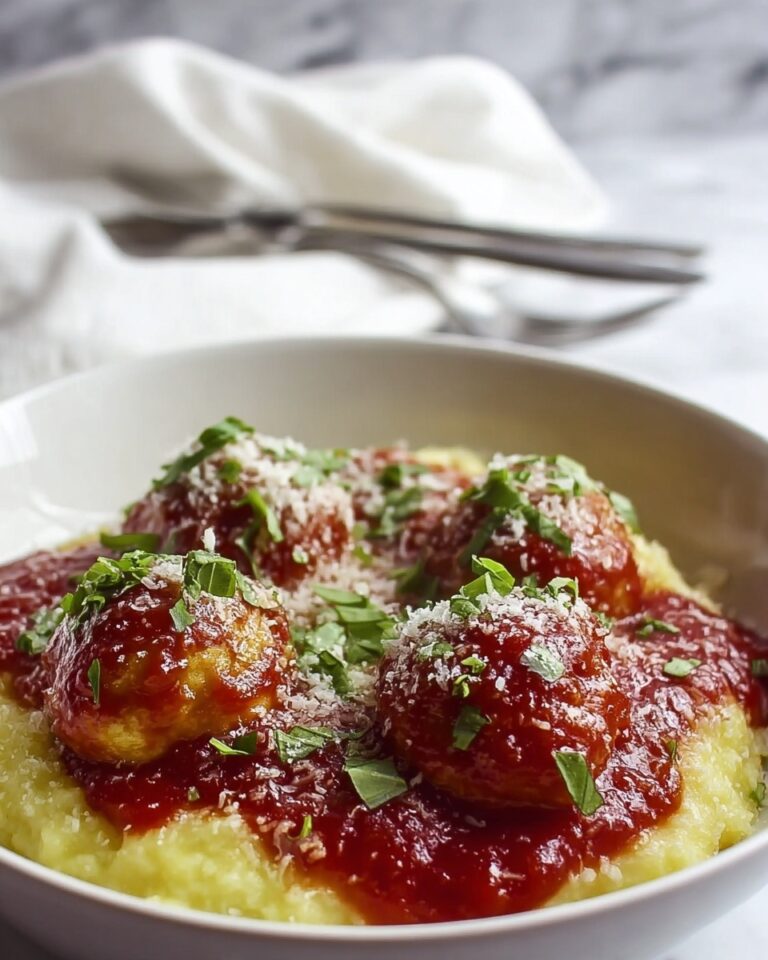 Savory Chicken Parmesan Meatballs Made From Scratch Recipe