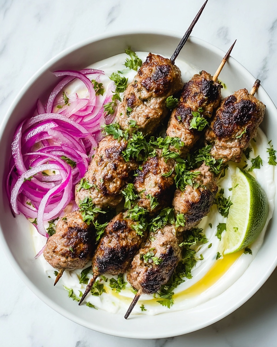 Juicy Homemade Chicken Kofta Kebabs Recipe - Recipe Image