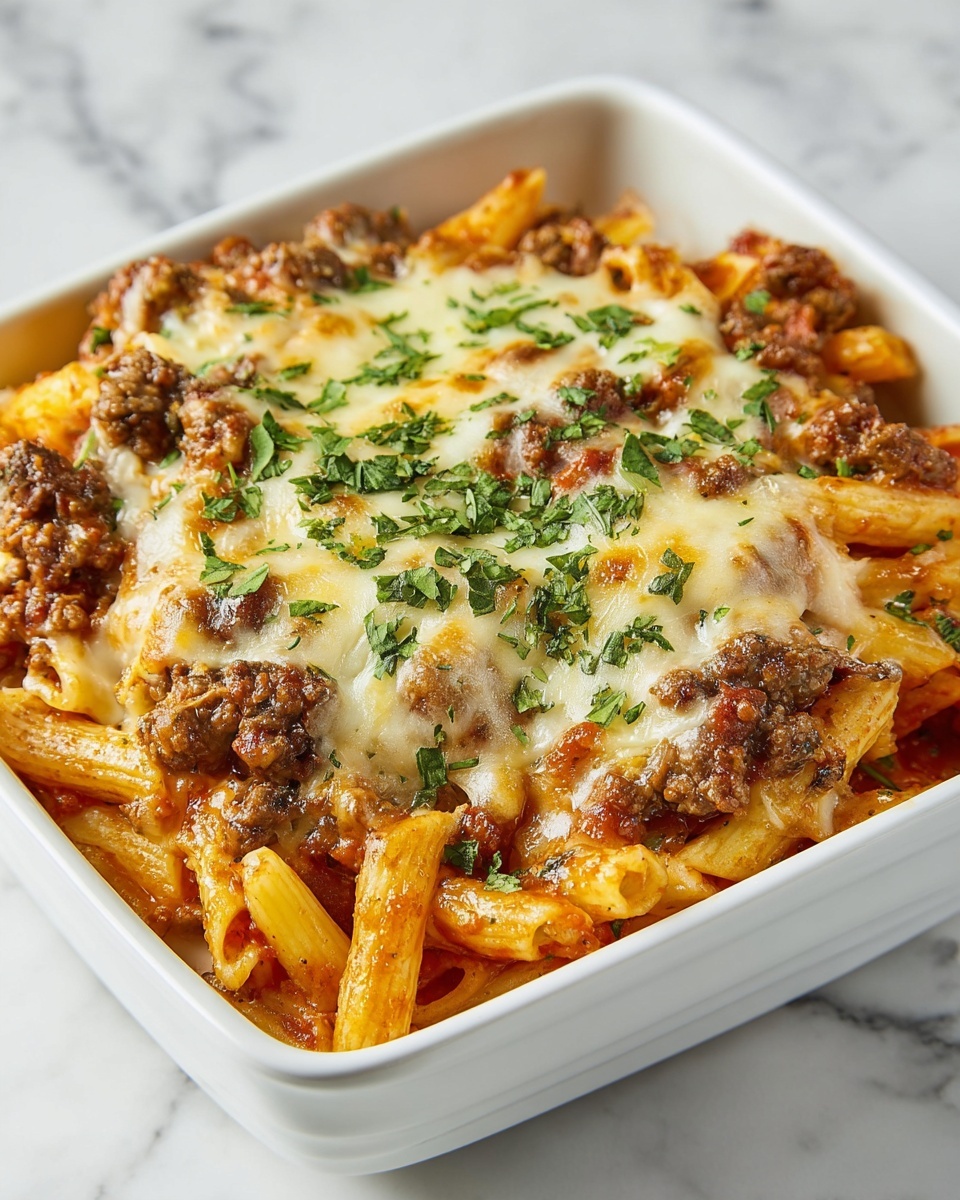 Comforting Homemade Baked Ziti Recipe - Recipe Image