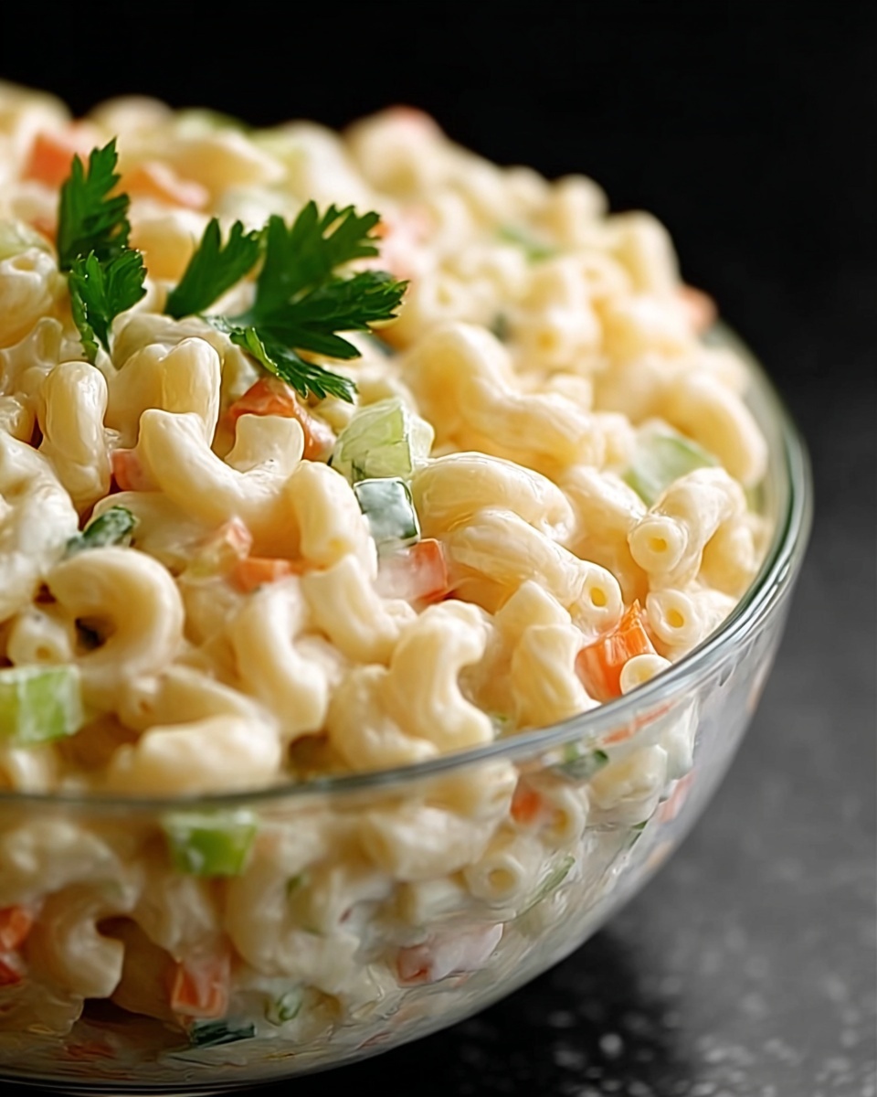 Creamy Classic Macaroni Salad Recipe - Recipe Image