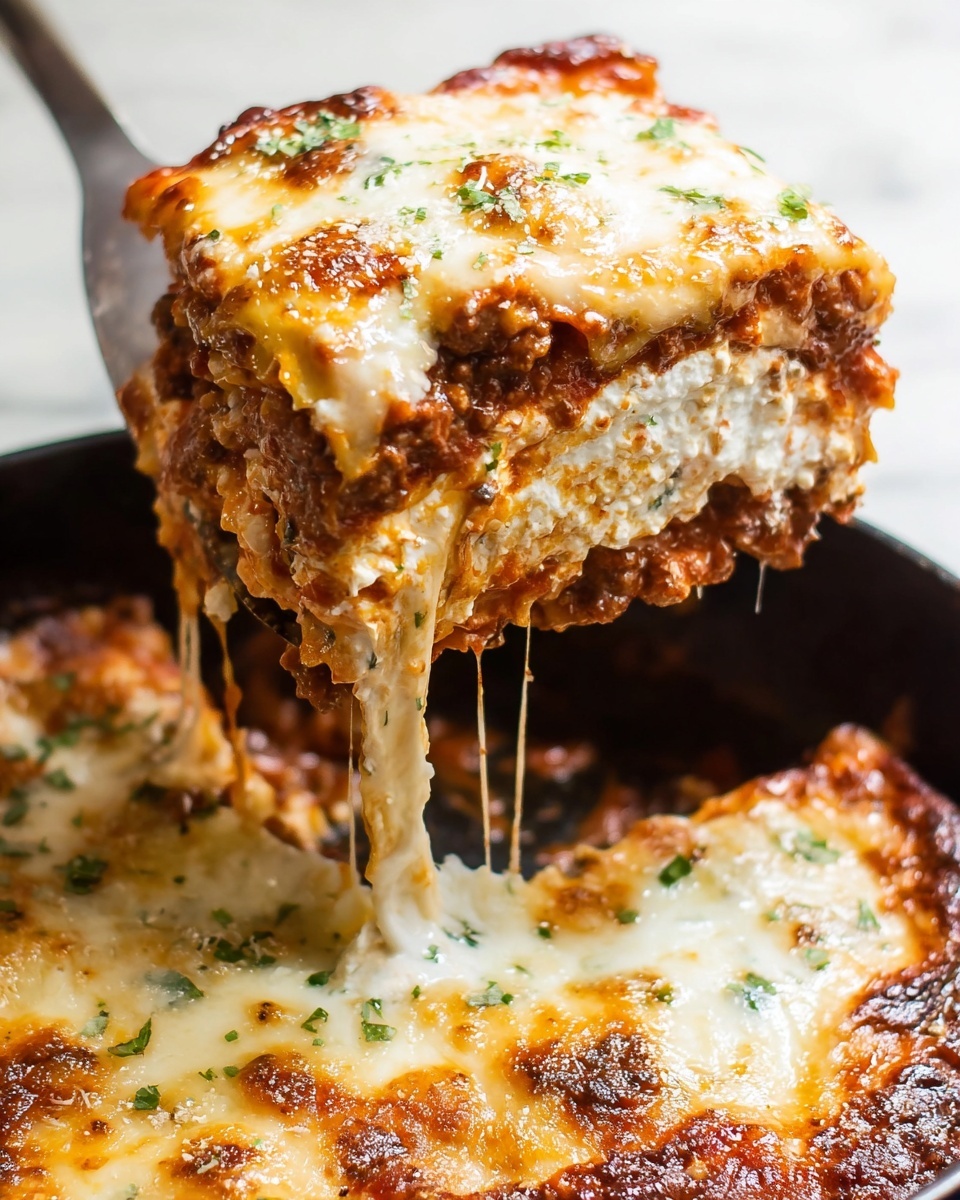 Easy Skillet Lasagna Recipe - Recipe Image