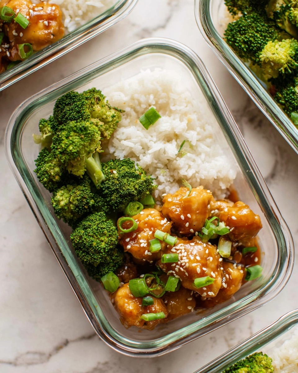 Honey Ginger Chicken Meal Prep Bowls Recipe - Recipe Image