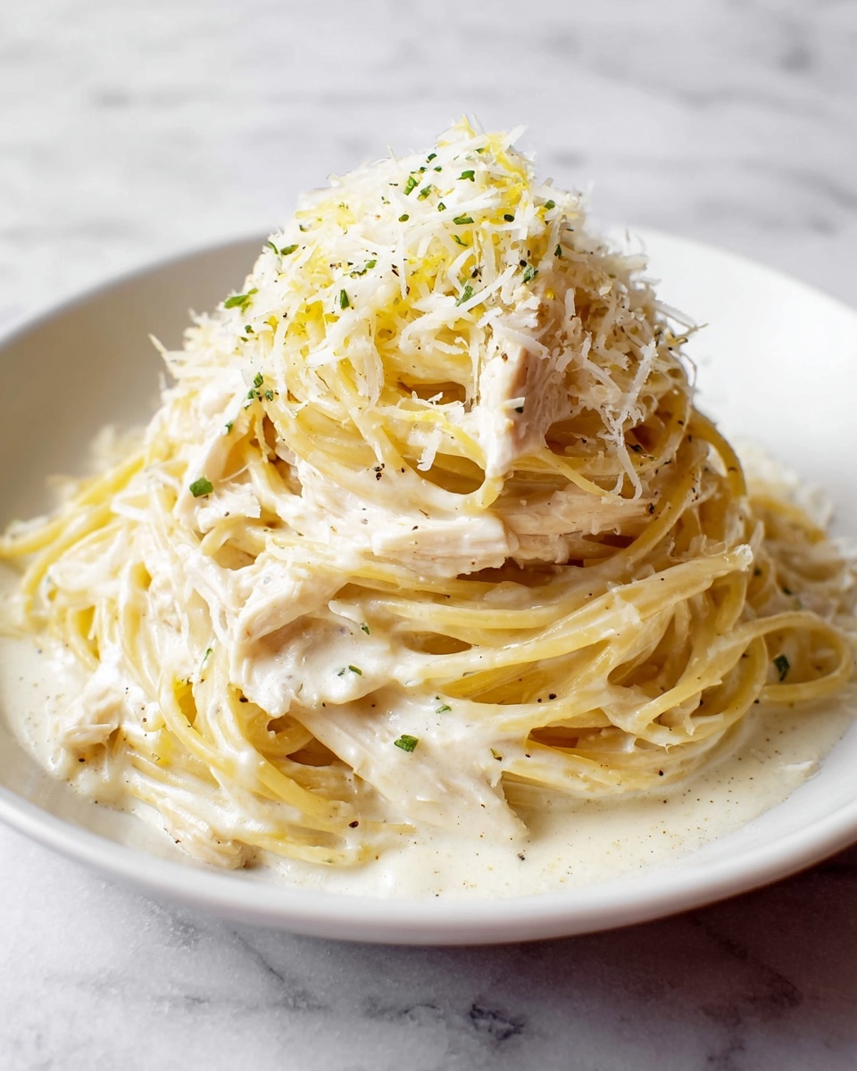 Creamy Lemon Chicken Pasta Recipe - Recipe Image