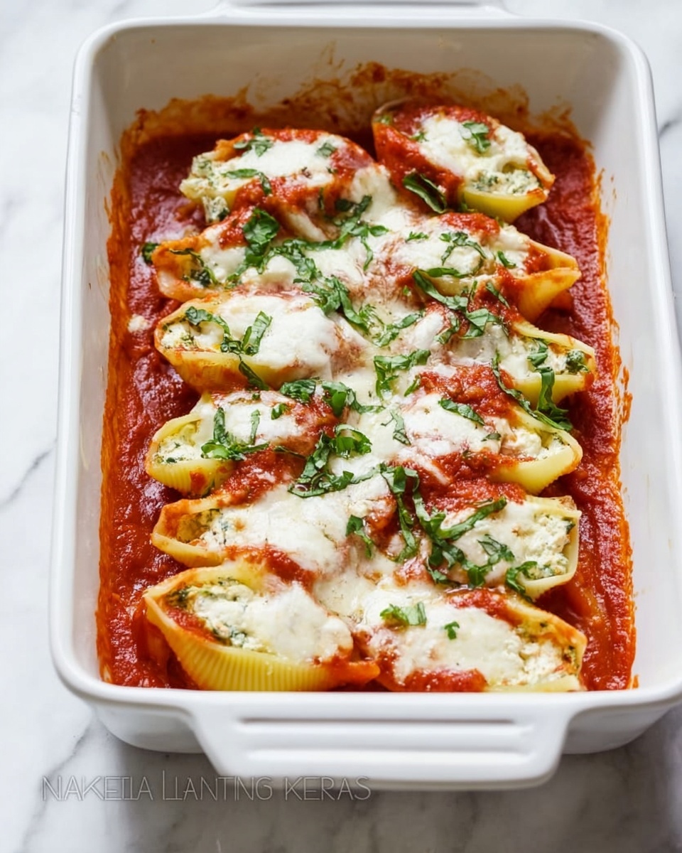Lasagna Stuffed Shells Recipe - Recipe Image