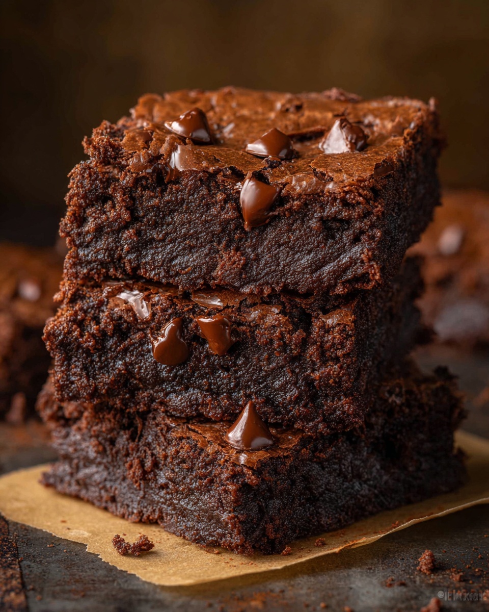 Fudgy Chocolate Coffee Brownies Recipe - Recipe Image