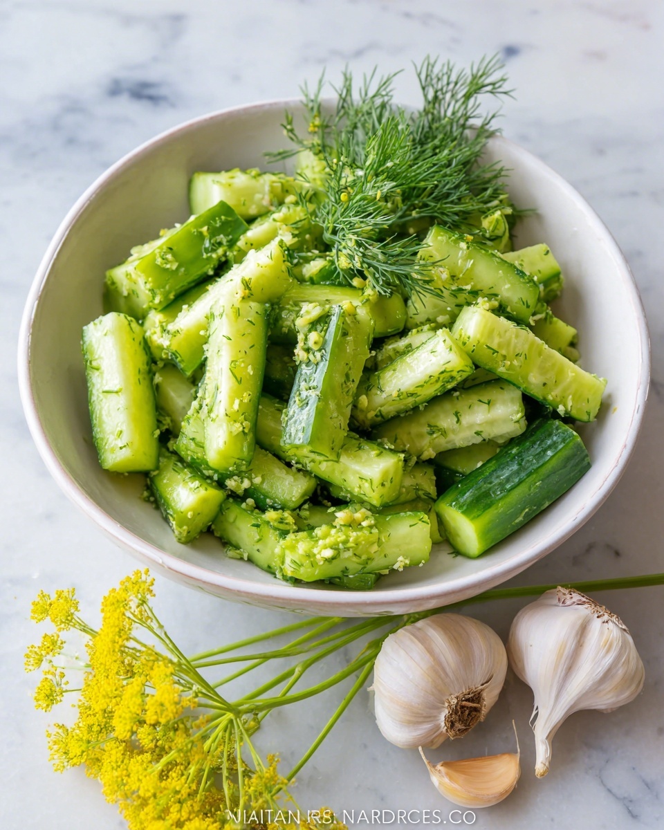Fresh Cucumber Salad Recipe - Recipe Image