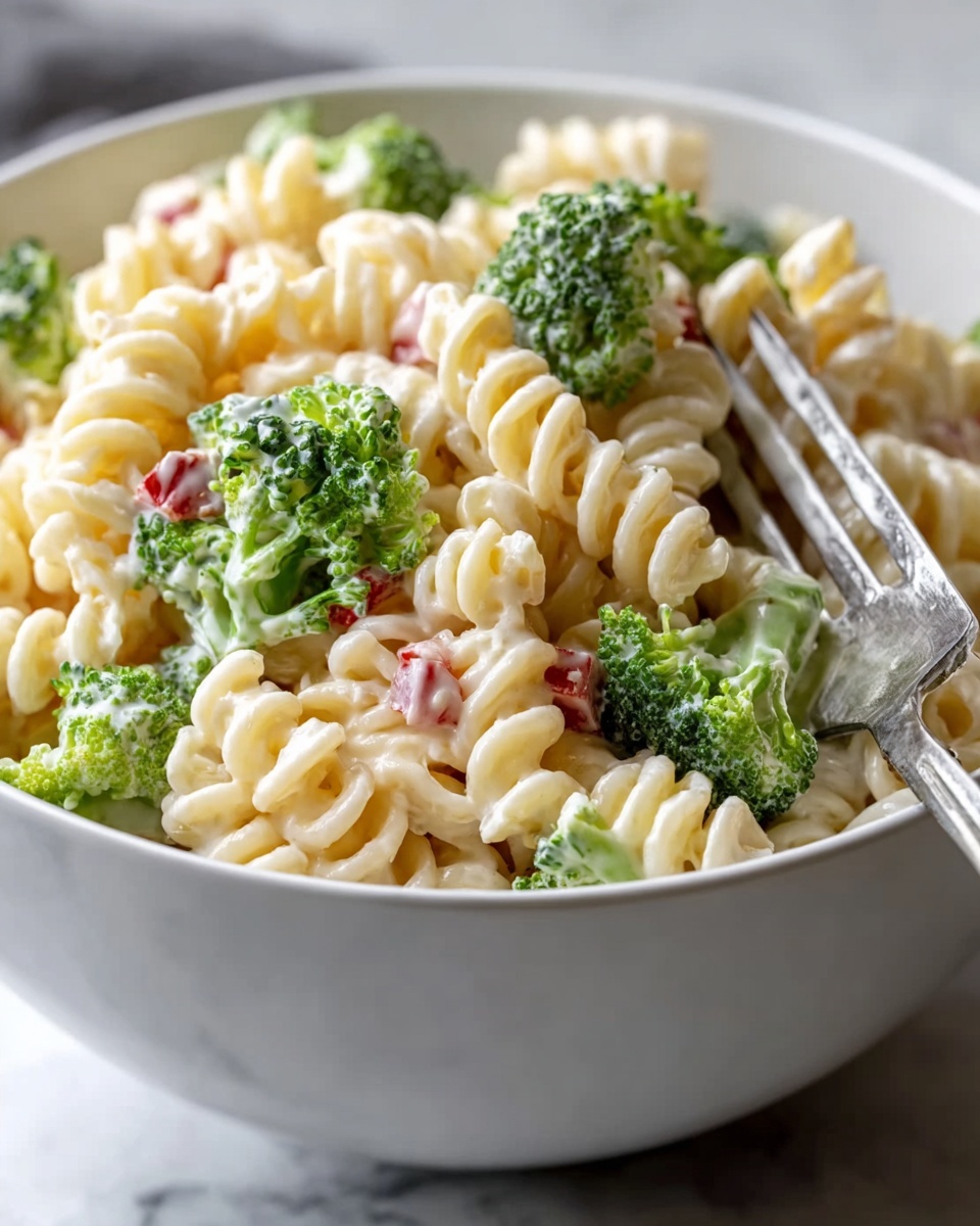 Fresh and Easy Broccoli Pasta Salad Recipe - Recipe Image