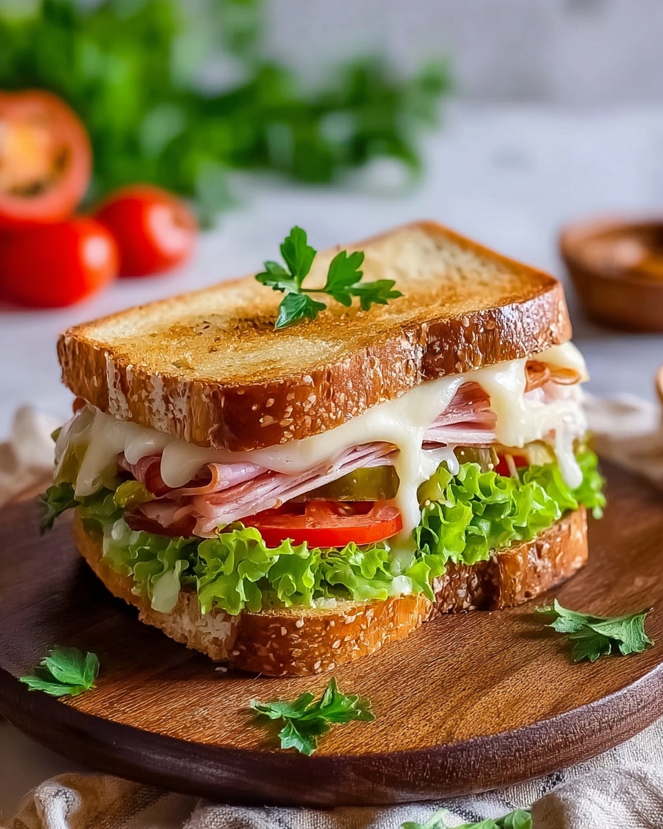 Irresistibly Golden Toasted Italian Sandwich Recipe - Recipe Image