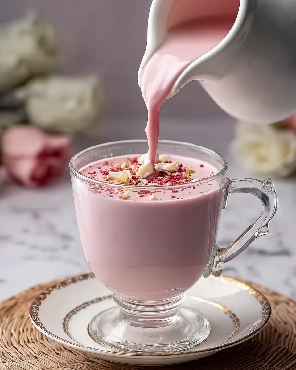 Karachi Style Kashmiri Chai Recipe - Recipe Image