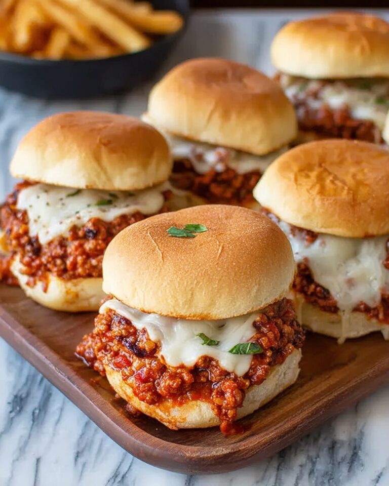 Cheesy, Saucy Chicken Parmesan Sloppy Joes Recipe