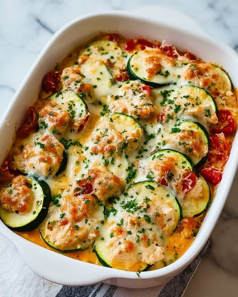Mediterranean Chicken Zucchini Bake Recipe