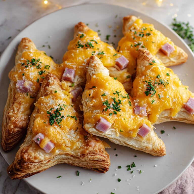 Cheddar and Ham Stuffed Christmas Trees Recipe
