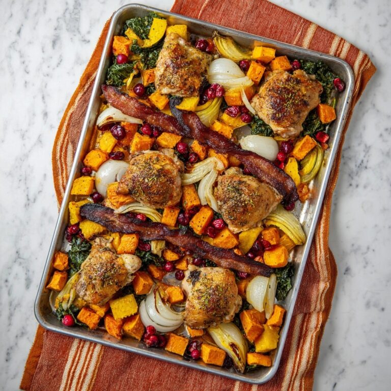 One Pan Fall Harvest Chicken Dinner Recipe