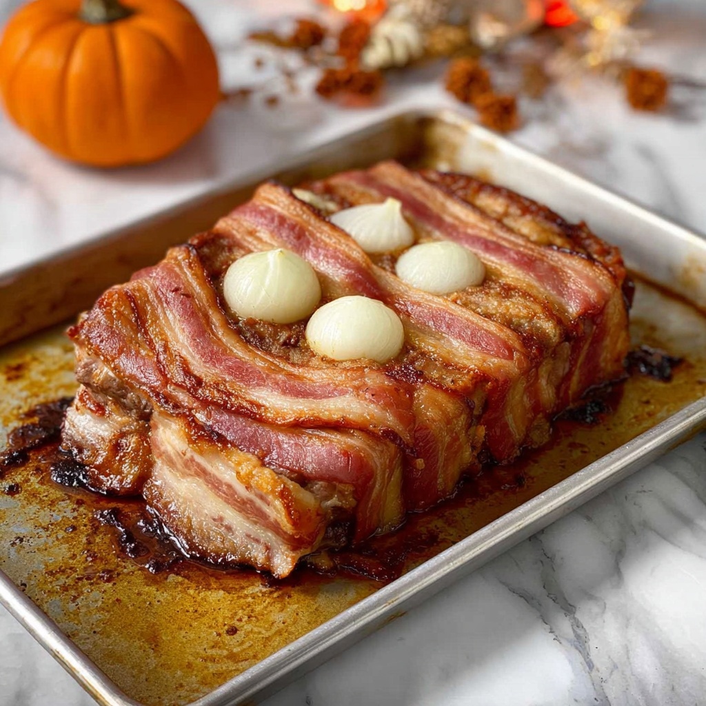 Mummy Meatloaf Recipe - Recipe Image