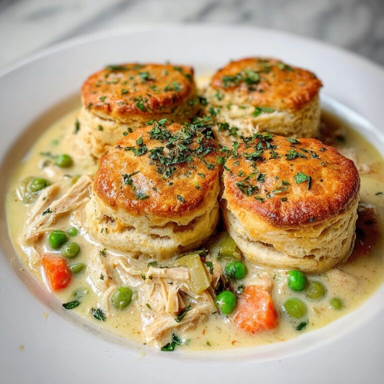 Chicken Pot Pie with Biscuits Recipe