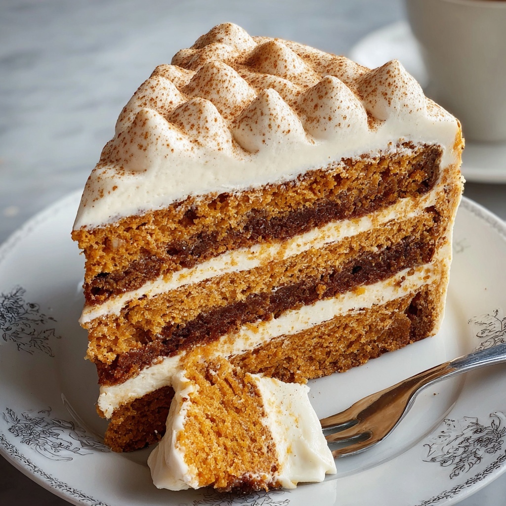 Pumpkin Layer Cake with Cream Cheese Frosting Recipe - Recipe Image