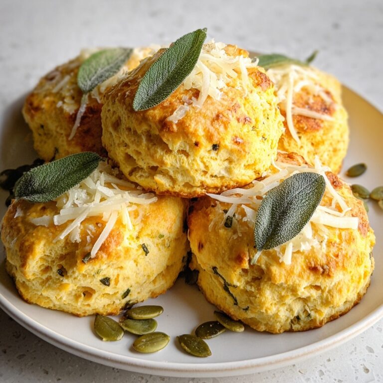 Savory Pumpkin Parmesan Scones Recipe