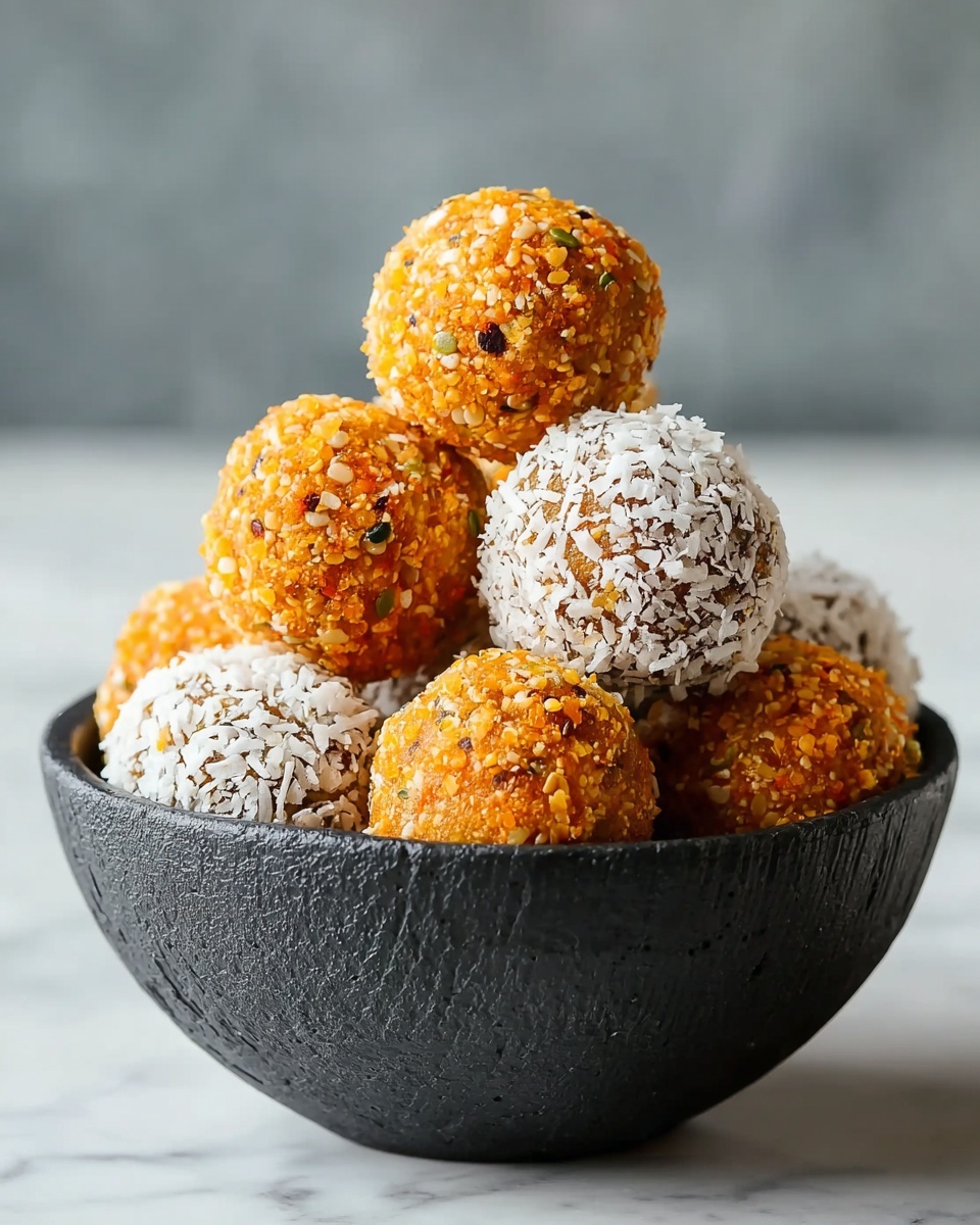 Healthy No-Bake Carrot Energy Bites Recipe - Recipe Image