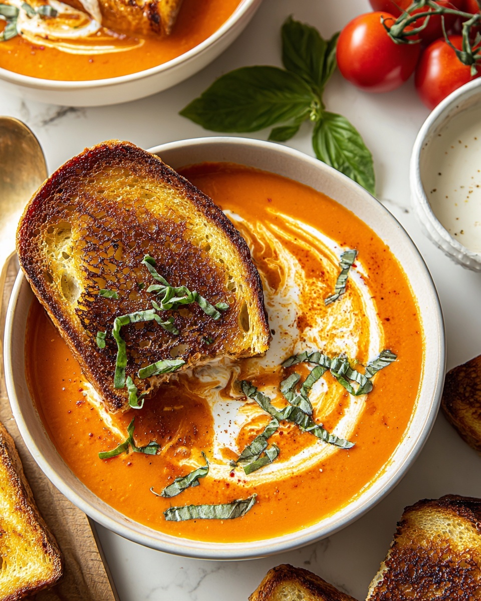Grilled Cheese and Tomato Soup Recipe - Recipe Image