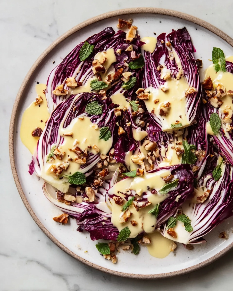 Radicchio Salad with Crème Fraîche Vinaigrette and Toasted Hazelnuts Recipe - Recipe Image