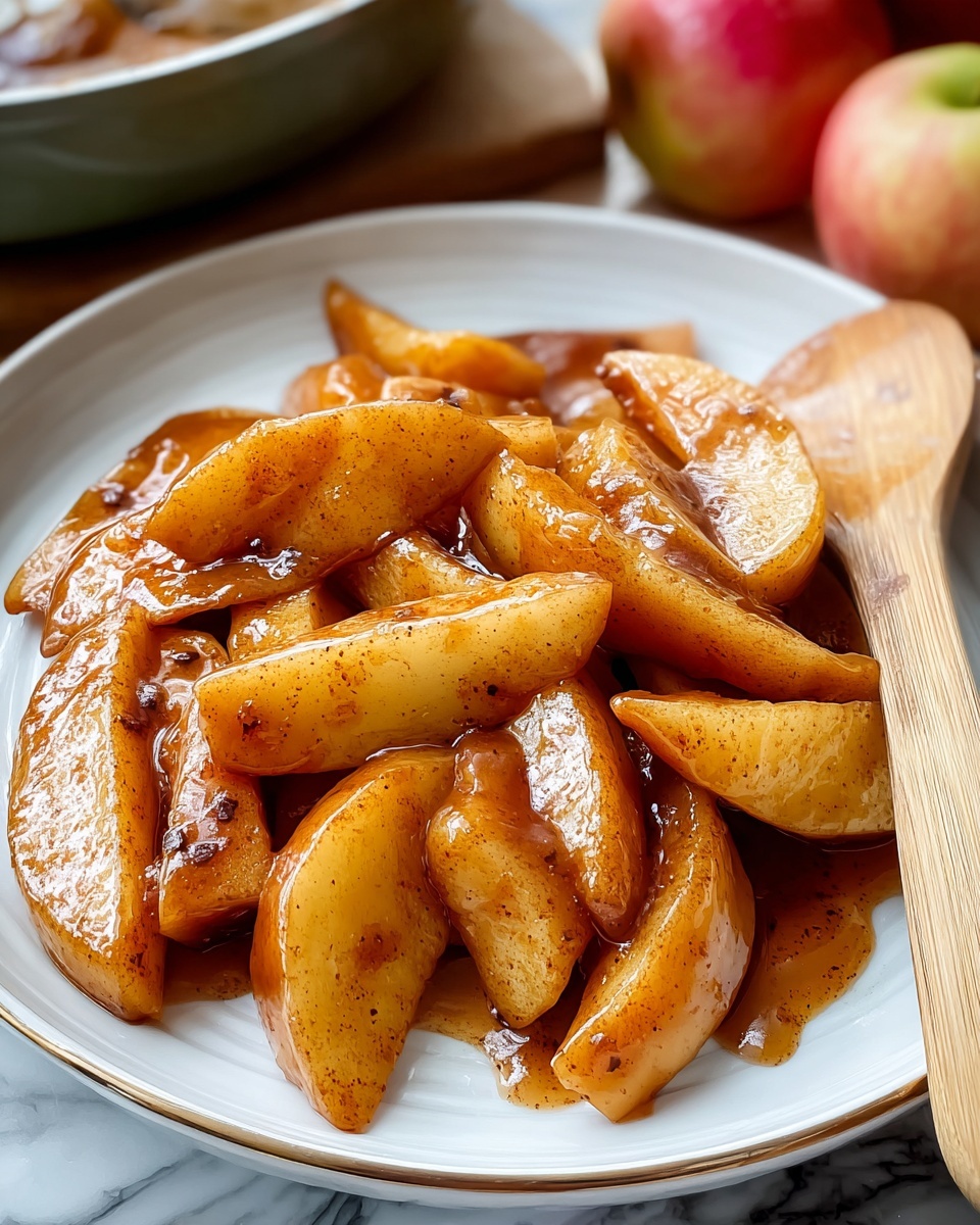 Fried Apples with Cinnamon and Lemon Recipe - Recipe Image