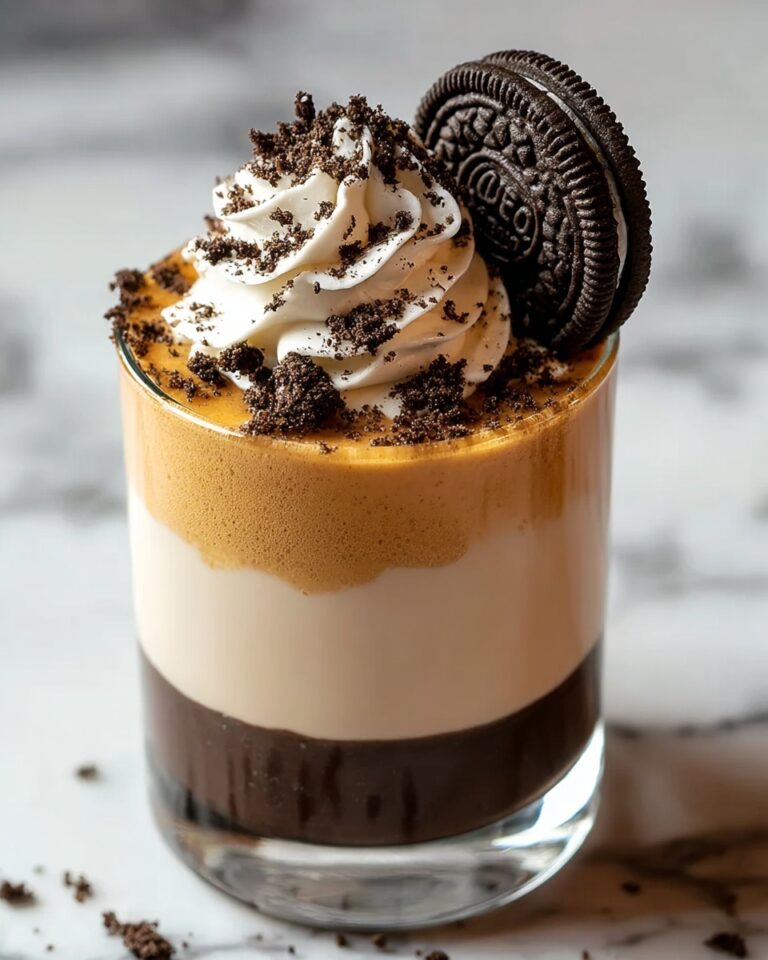 Creamy Espresso Mocha Mocktail with Oreo Crunch Recipe